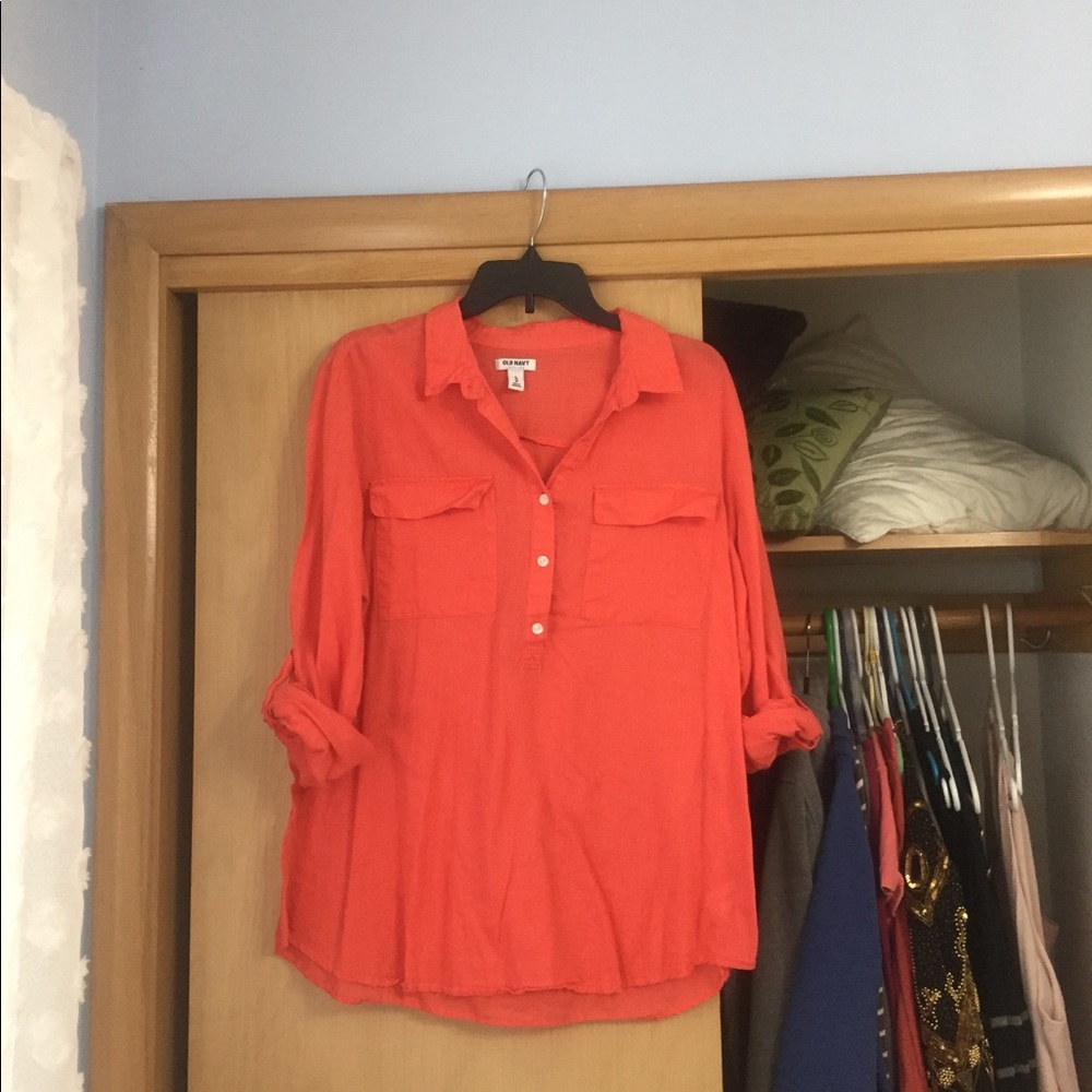 Linen button up
